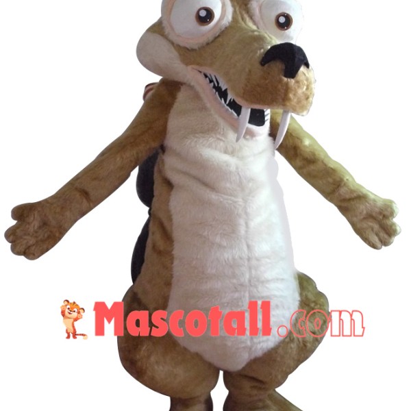Ice Age Squirrel Mascot Costume