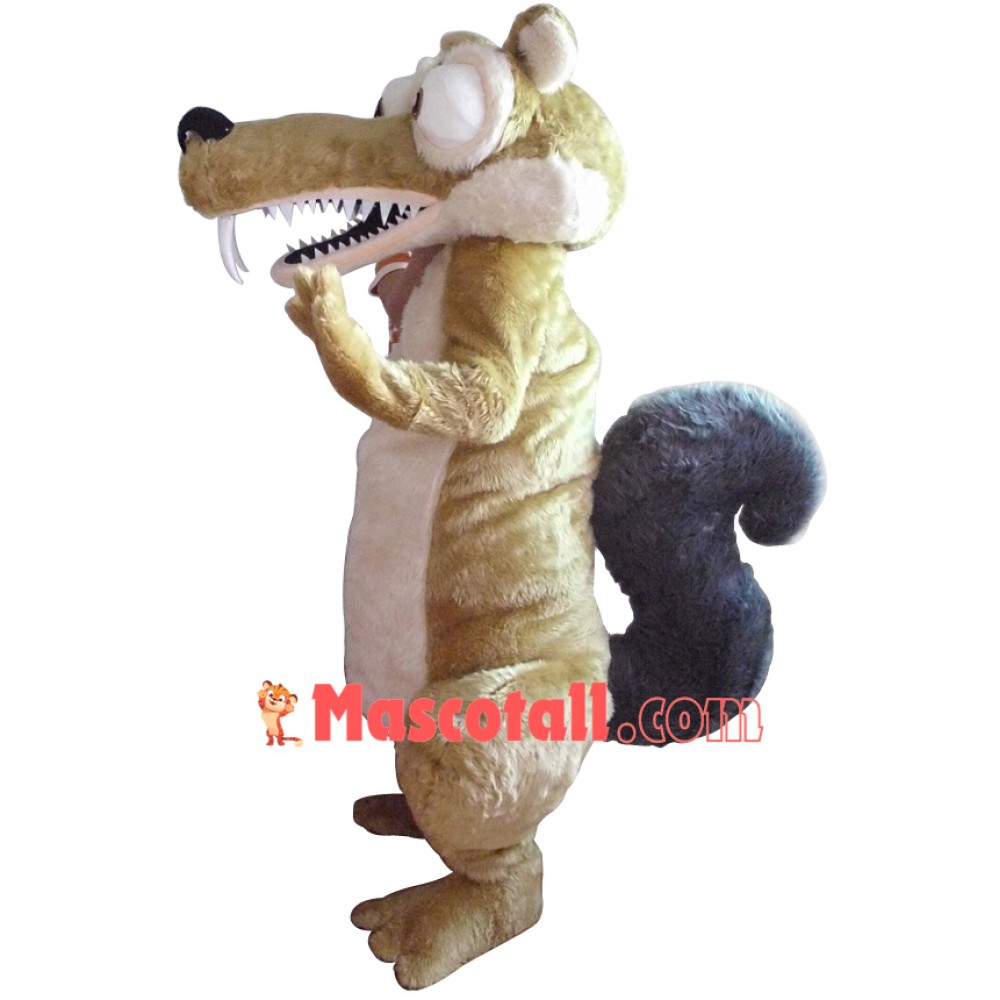 Ice Age Squirrel Mascot Costume