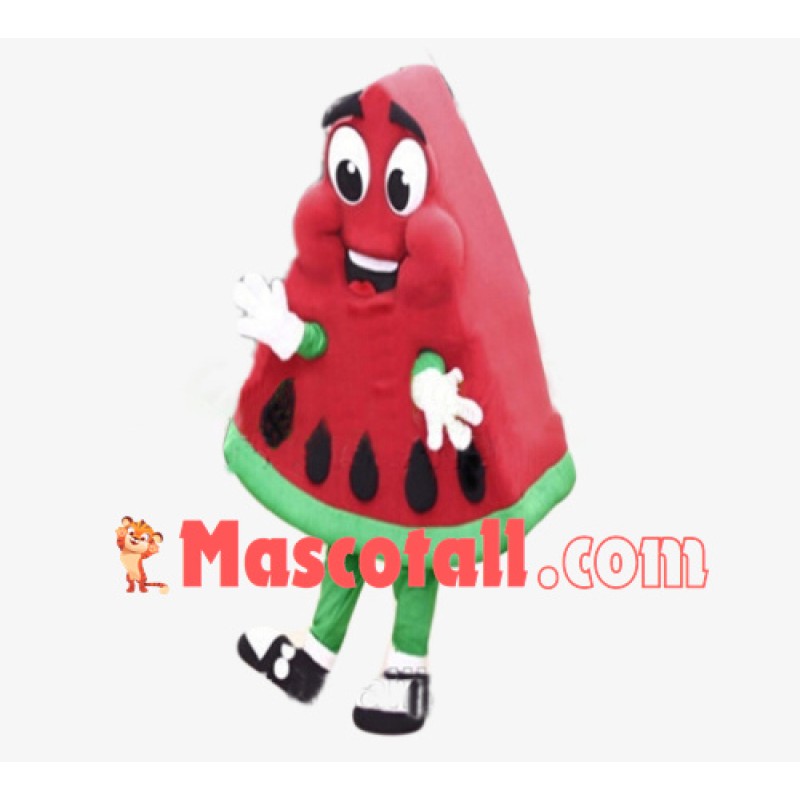 High Quality Watermelon Mascot Costume Adult Size Cartoon Happy Fruit Watermelon