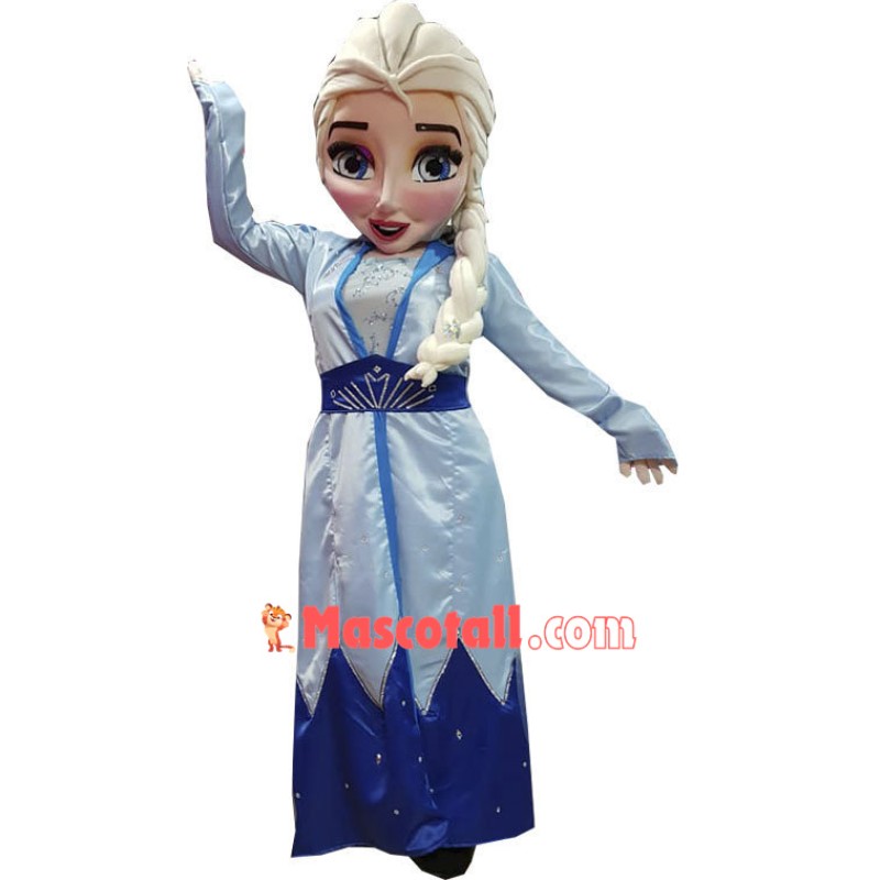 Frozen Princess Elsa Mascot Costume