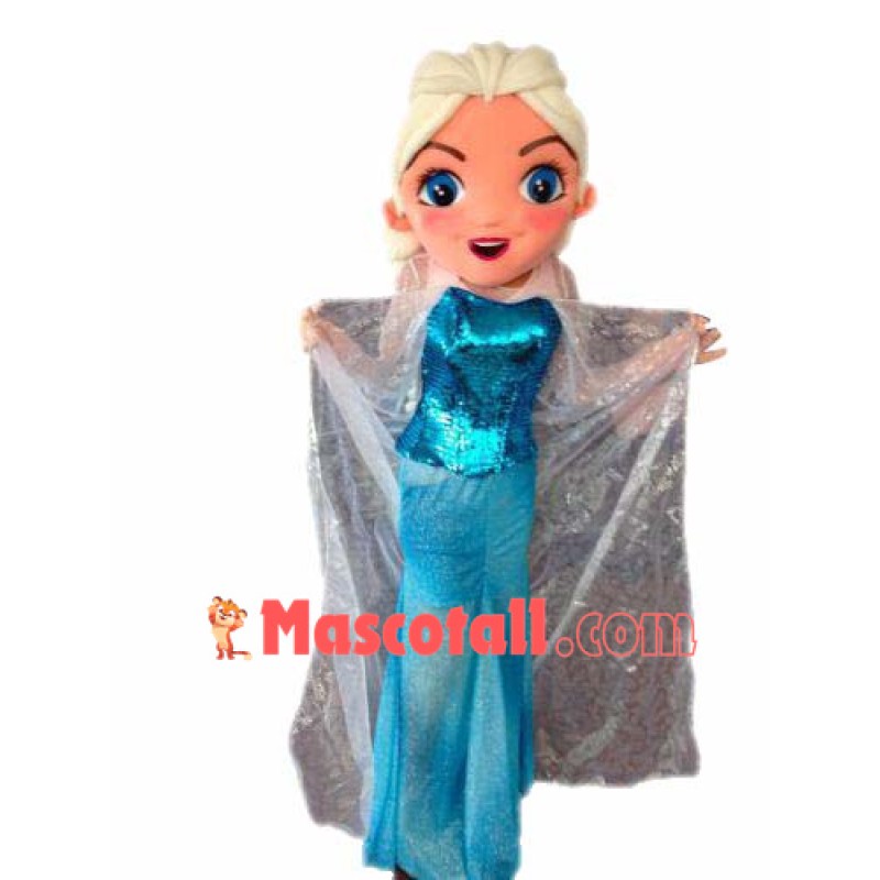 Cheap Frozen Princess Elsa Mascot Costume