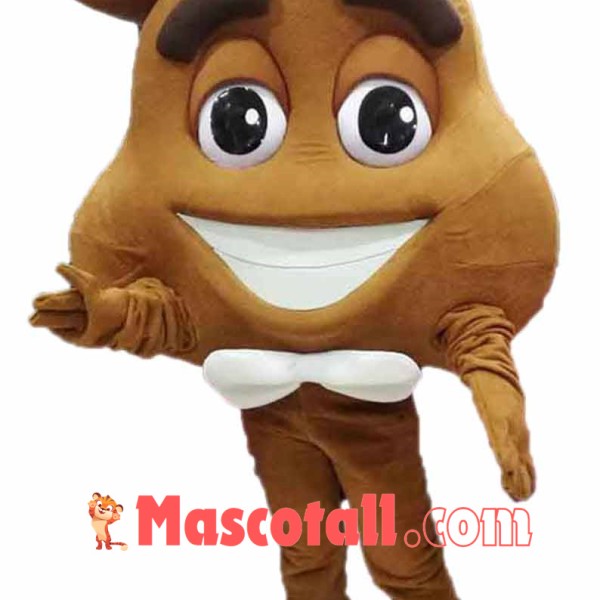 Poop Emoji Mascot Costume