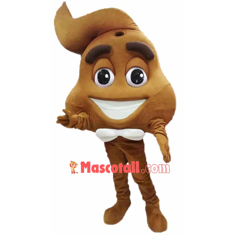 Poop Emoji Mascot Costume
