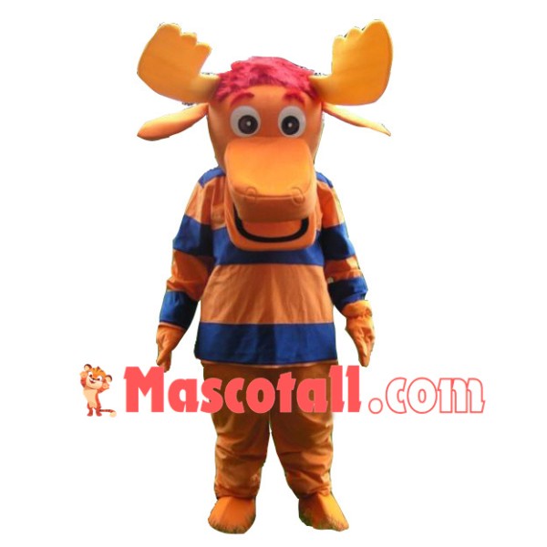Tyrone Moose Mascot Costume