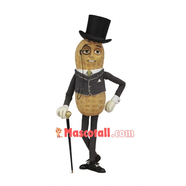 Handsome Mr. Peanut Mascot Costume