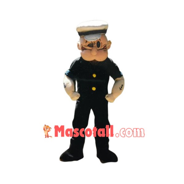 Top Quality Popeye Mascot Costume