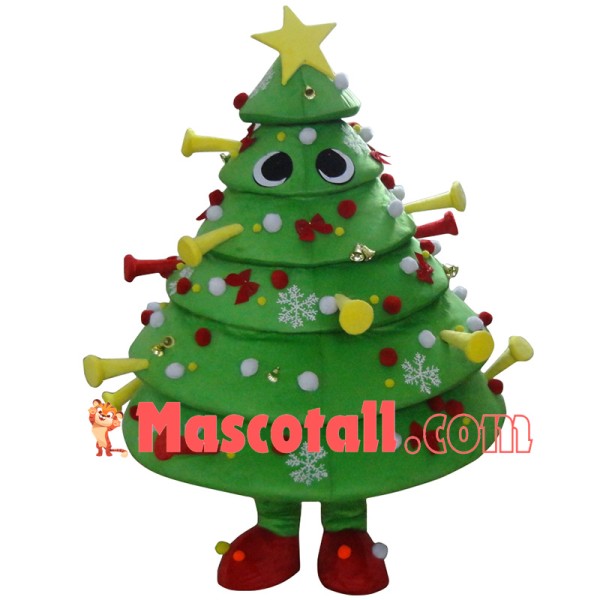 Deluxe Christmas Tree Mascot Costume