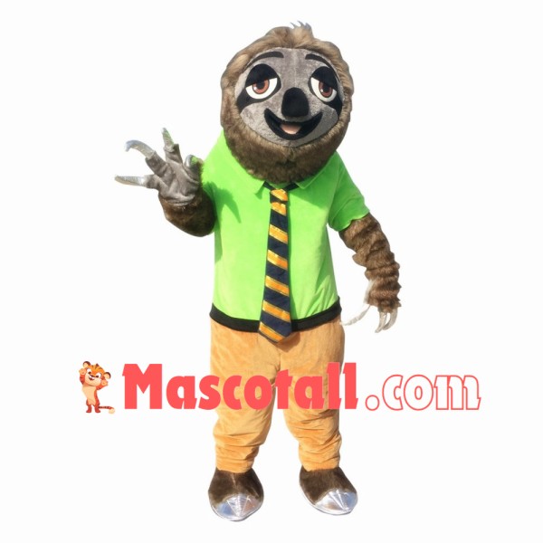 Zootopia Mascot Costume Cartoon Folivora Sloth