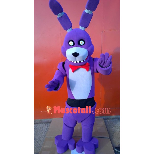Five Nights at Freddy's FNAF Toy Creepy Purple Bunny Mascot Costume