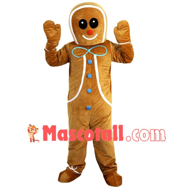 Ginger Bread Boy Mascot Costume
