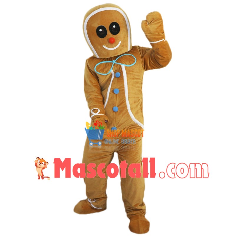 Ginger Bread Boy Mascot Costume