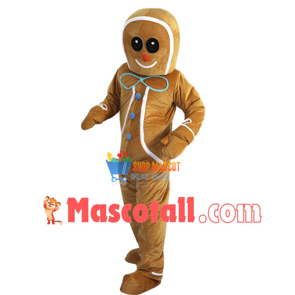 Ginger Bread Boy Mascot Costume