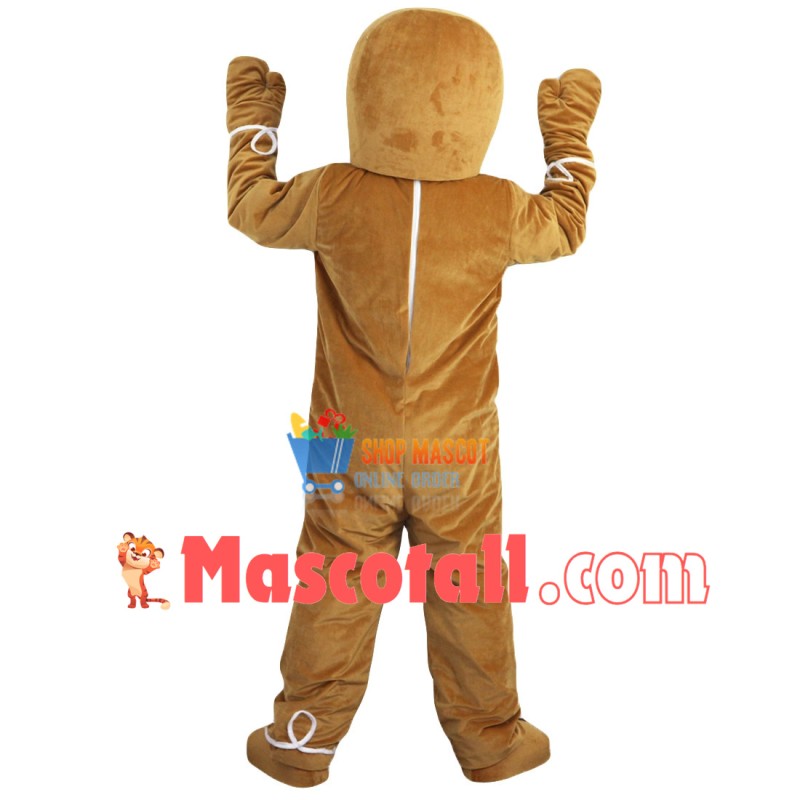 Ginger Bread Boy Mascot Costume