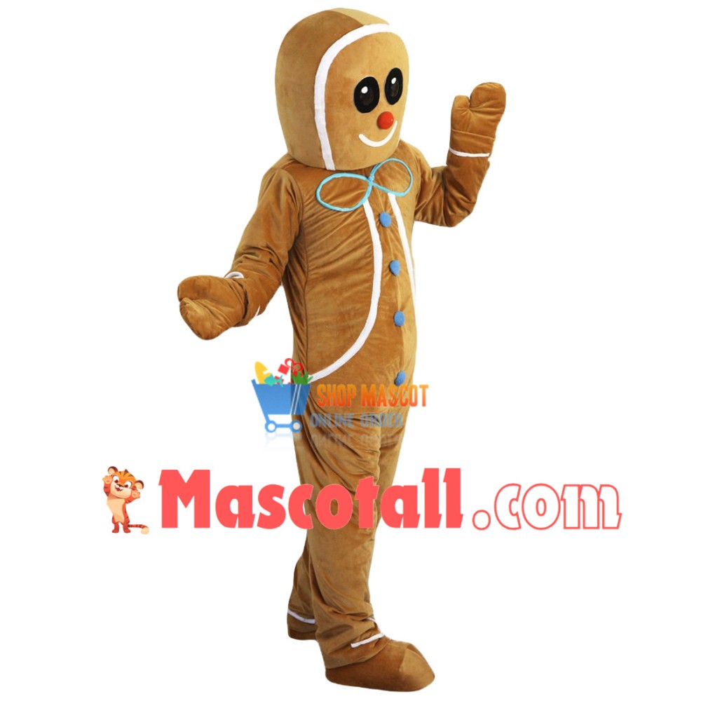 Ginger Bread Boy Mascot Costume