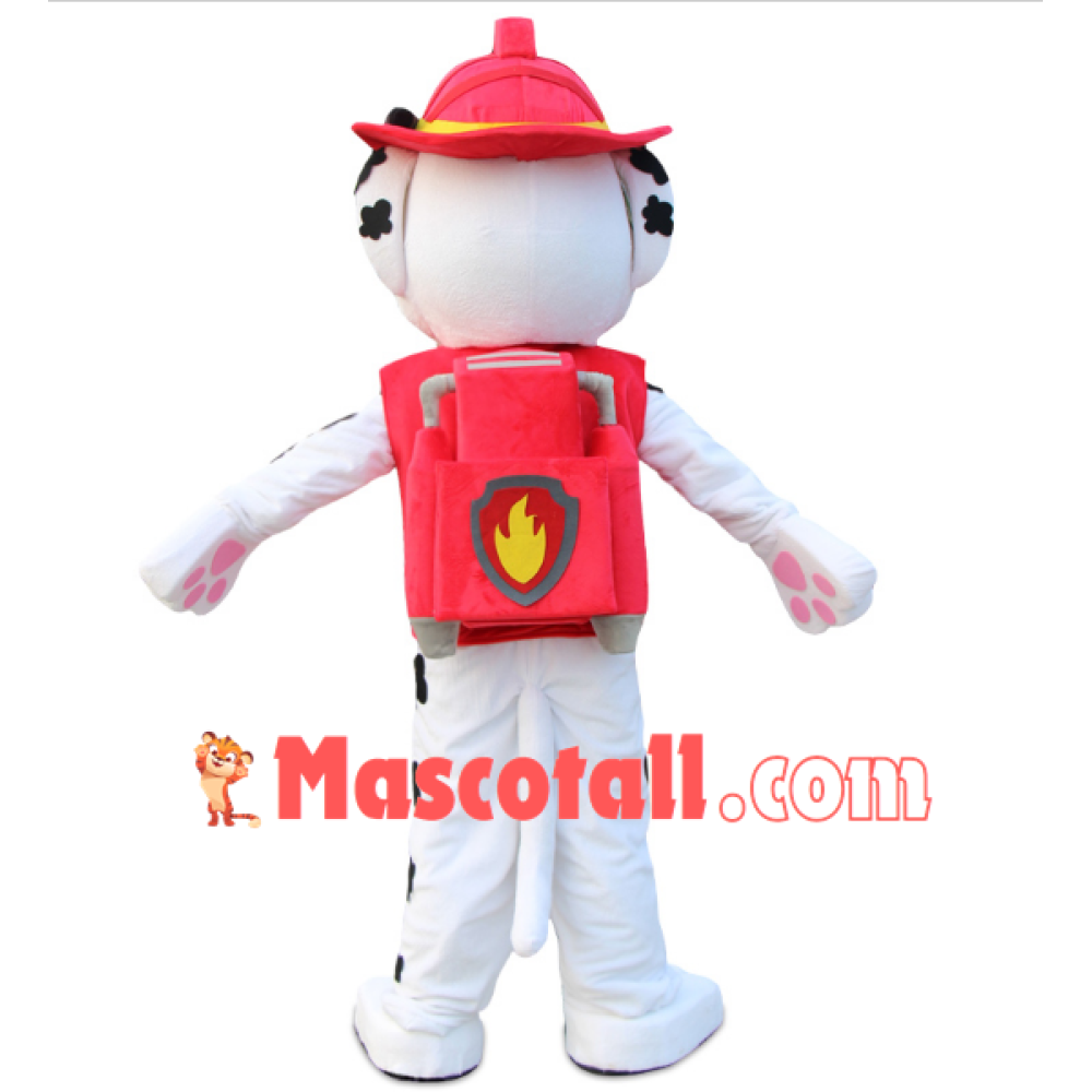 Red Paw Patrol Marshall Mascot Costume