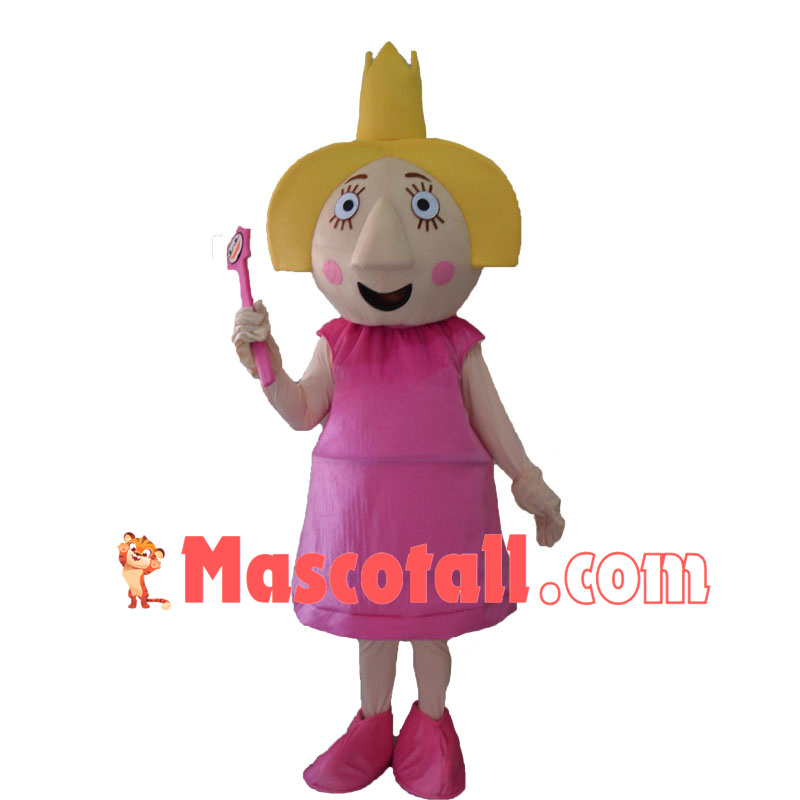 Ben and Holly Mascot Costume For Adults