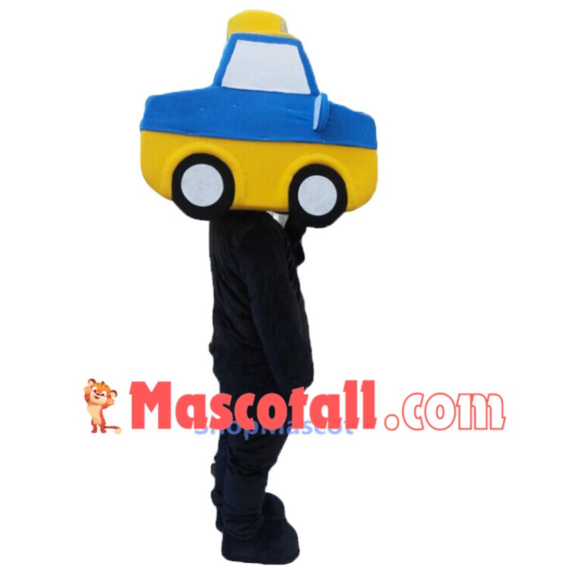 Taxi Car Mascot Costume Free Shipping