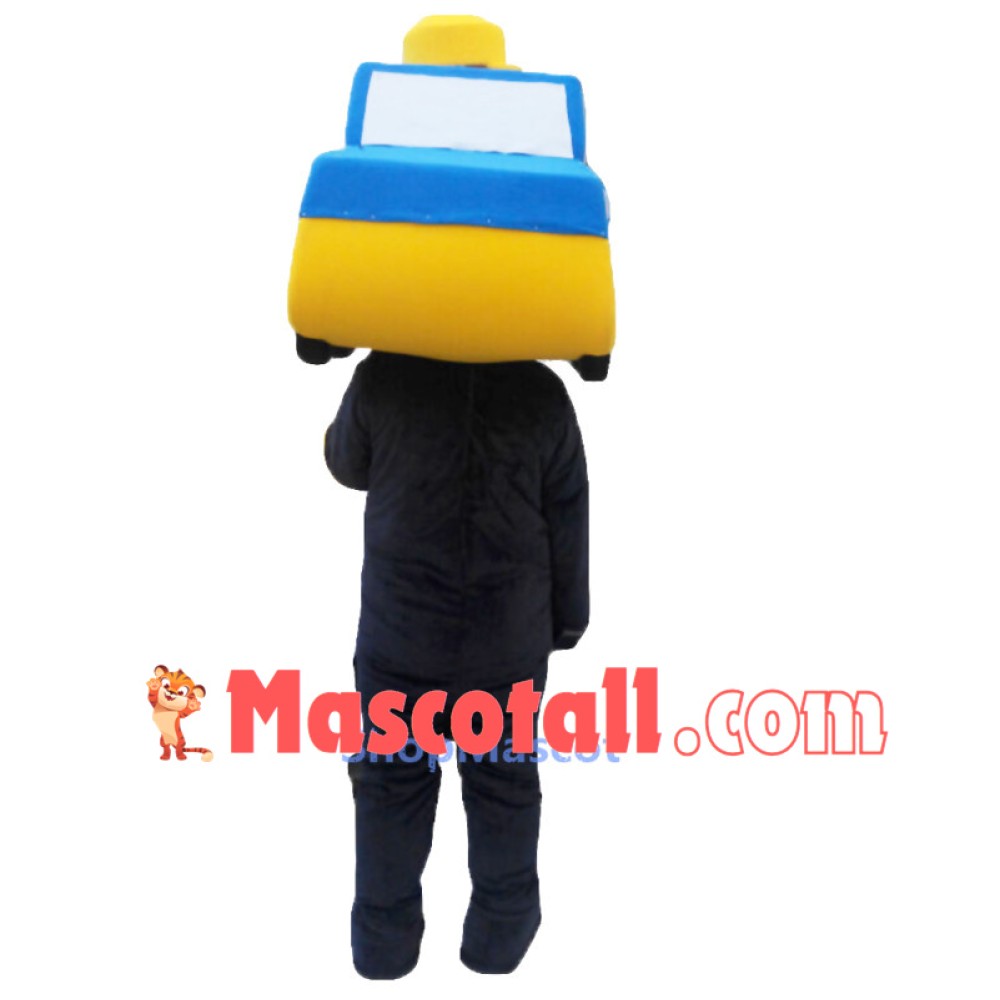 Taxi Car Mascot Costume Free Shipping
