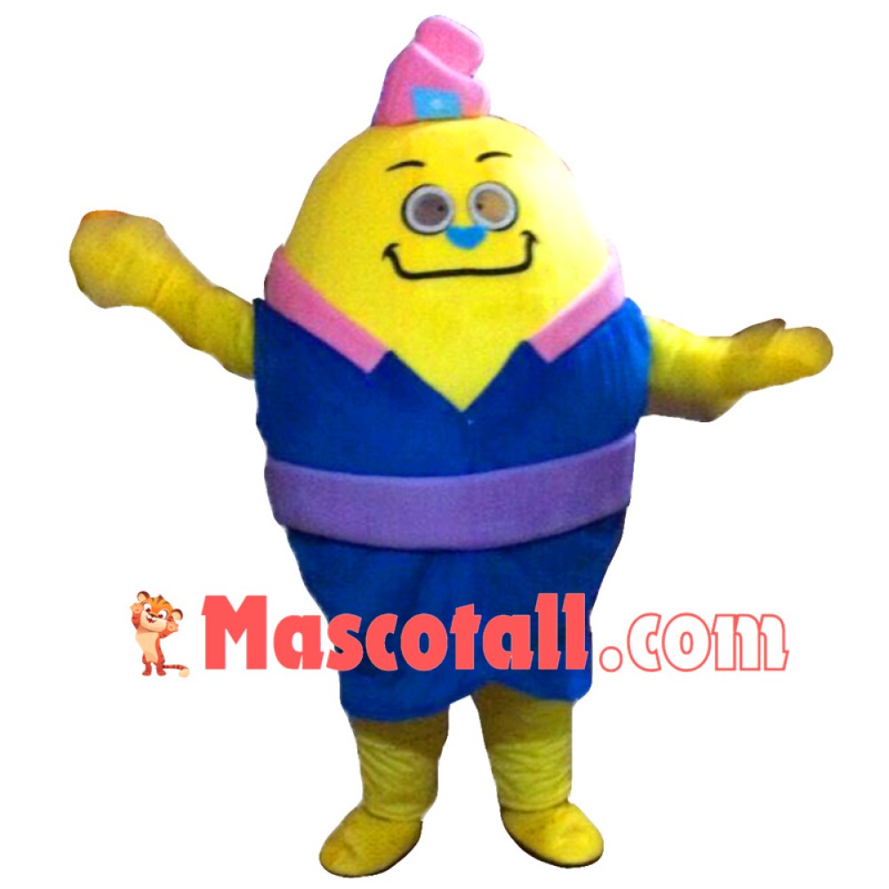 Yellow Monster Mascot Costumes Free Shipping