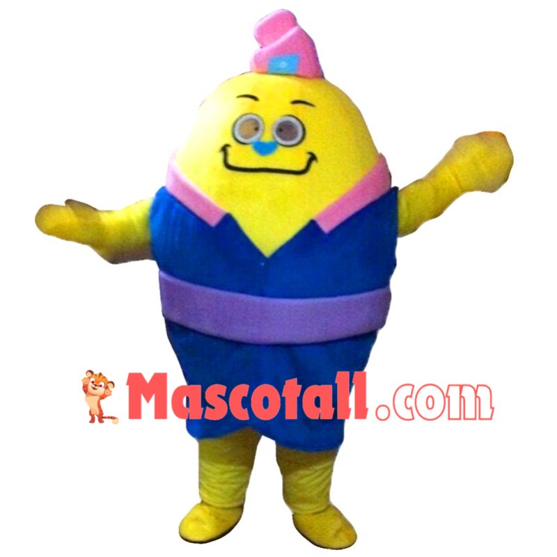 Yellow Monster Mascot Costumes Free Shipping