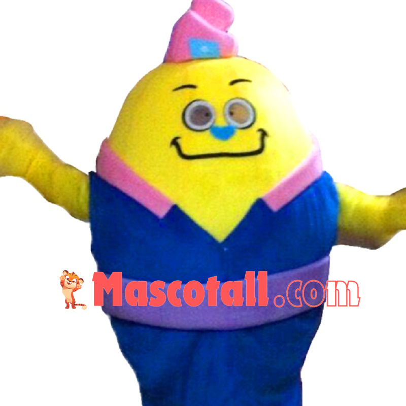 Yellow Monster Mascot Costumes Free Shipping