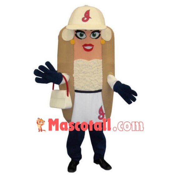 Beautiful Hotdog Mascot Costume