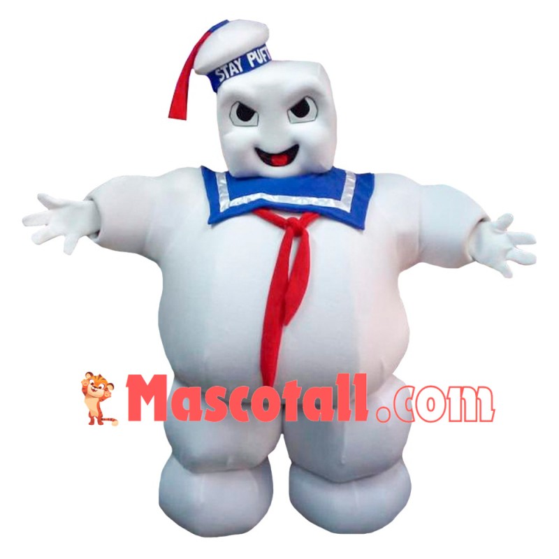 Stay Puft Marshmallow Man Ghostbusters Mascot Costume
