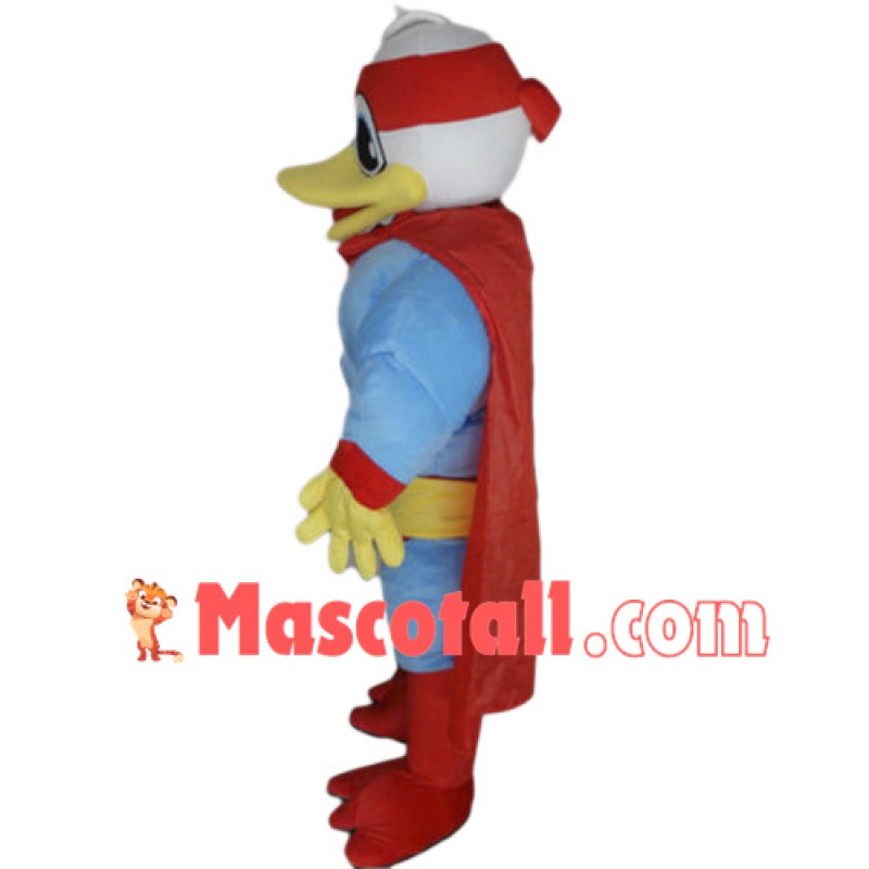 Super Hero Donald Duck Mascot Costume