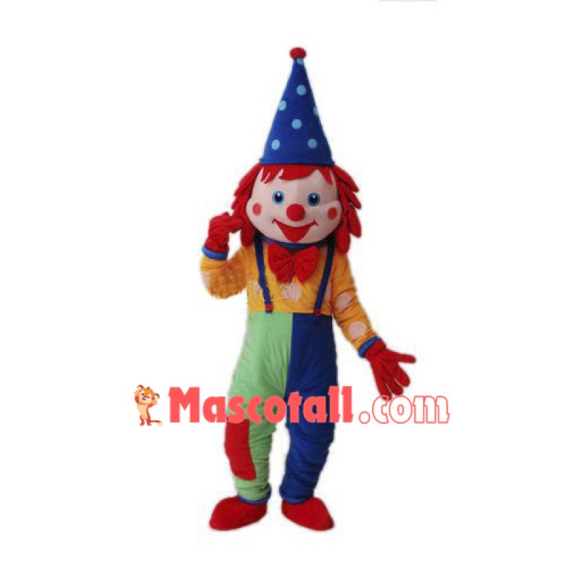 Halloween Carnival Clown Mascot Costume