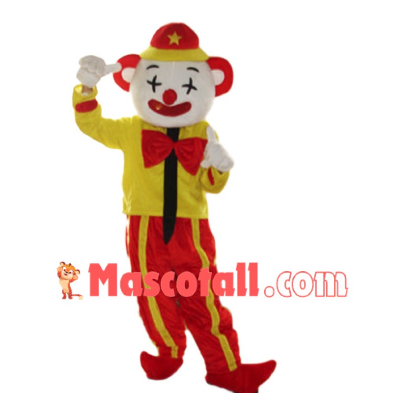 Halloween Clown Mascot Costume