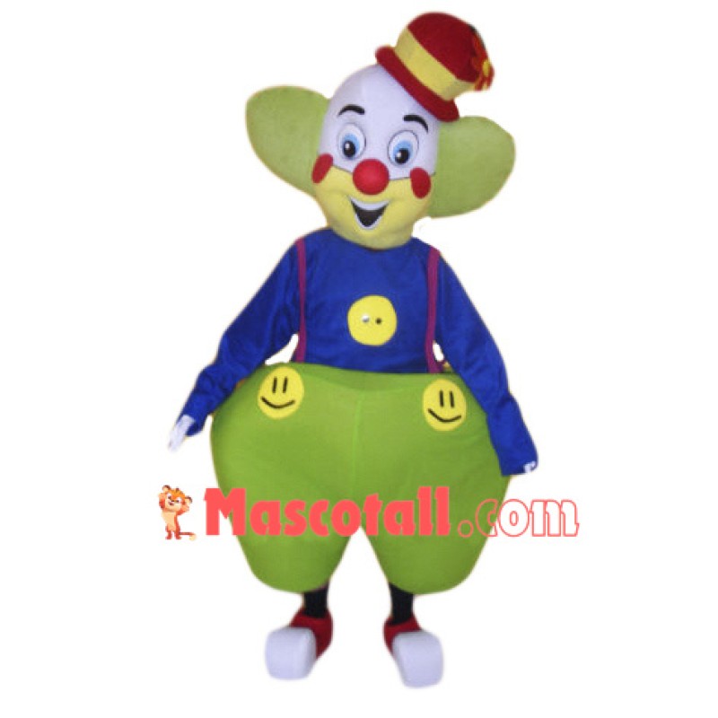 Happy Lightweight Clown Mascot Costume