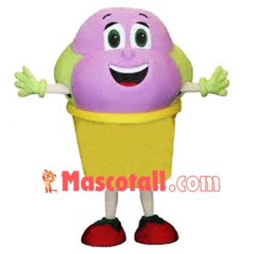 Ice Cream Mascot Costume Free Shipping