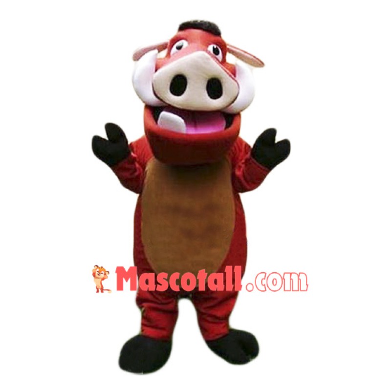 Pumbaa Hog Mascot Costume