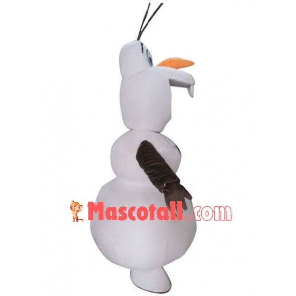Smiling Olaf Mascot Costume Free Shipping