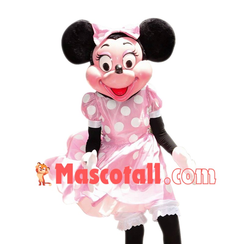 Mouse Clubhouse Deluxe Fiber Pink Minnie Mouse Mascot Costume