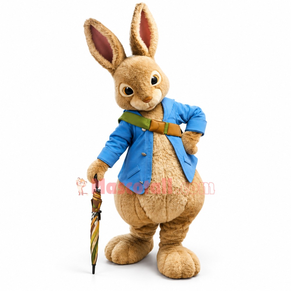 Friendly Lightweight Peter Rabbit Mascot Costume