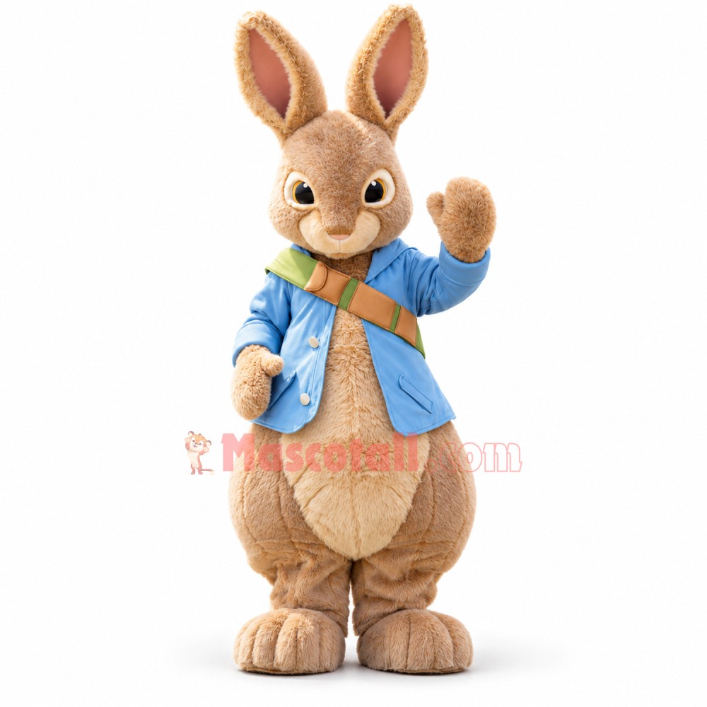 Affordable Realistic Peter Rabbit Mascot Costume US IN STOCK