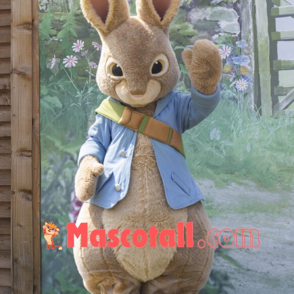 Affordable Realistic Peter Rabbit Mascot Costume US IN STOCK