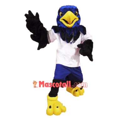 Sport Blue Eagle Mascot Costume