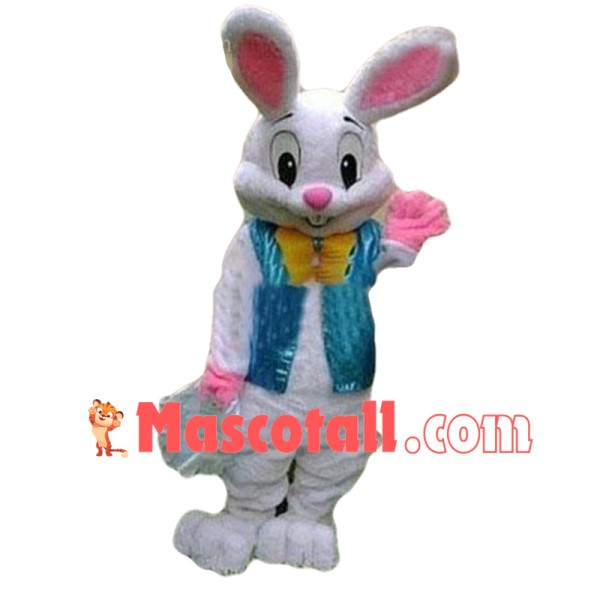 Deluxe Plush Easter Bunny Mascot Costume Bunny Costume