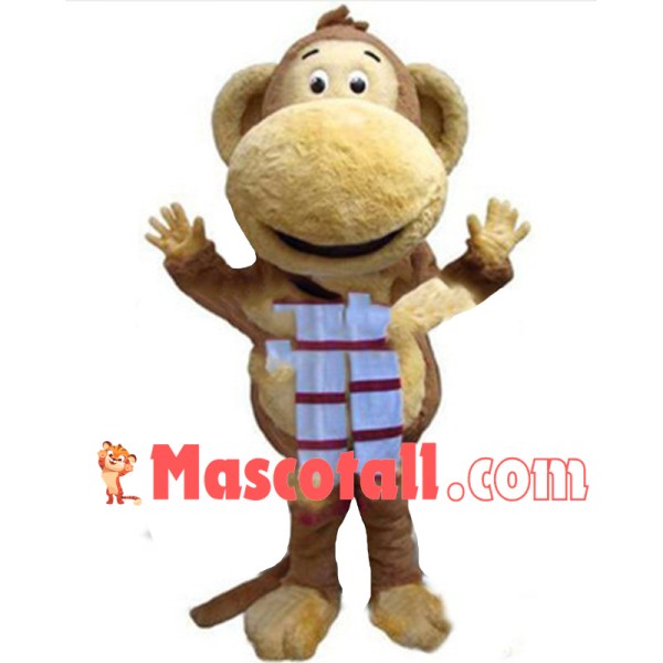 Big Mouth Monkey Mascot Costume
