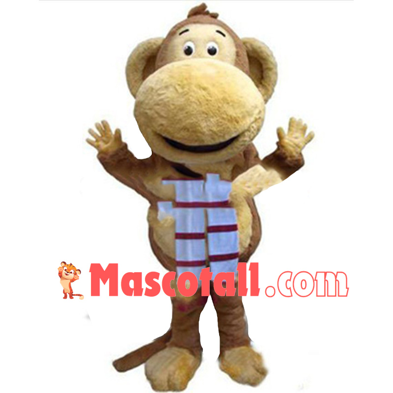 Big Mouth Monkey Mascot Costume