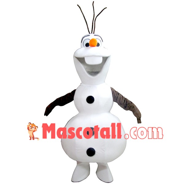 Smiling Olaf Mascot Costume Cartton Mascot Costume