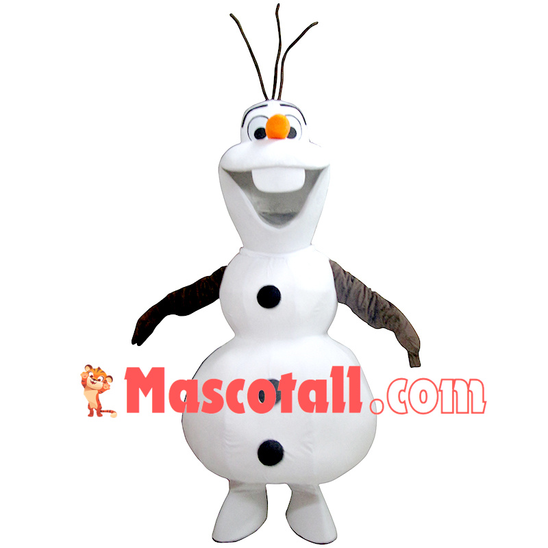 Smiling Olaf Mascot Costume Cartton Mascot Costume