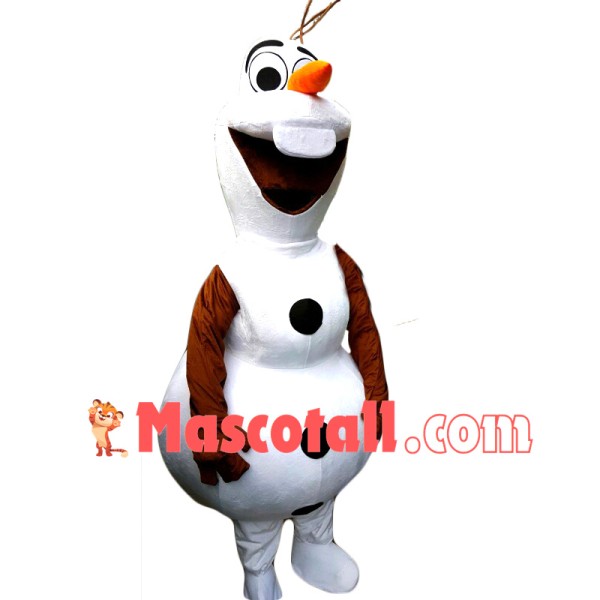 Smiling Olaf Mascot Costume Cartton Mascot Costume