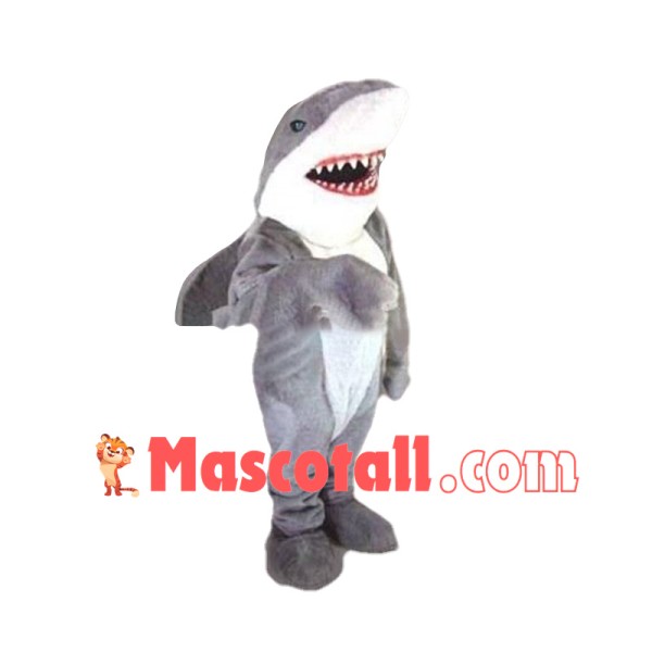 Sharky the Shark Mascot Costume