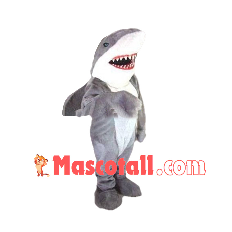 Sharky the Shark Mascot Costume
