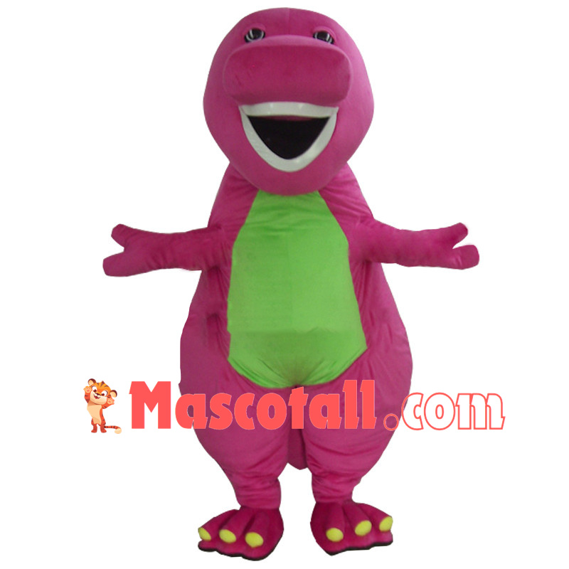 Barney Dinosaur Mascot Costume