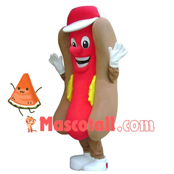 Professional Hot Dog Mascot Costume