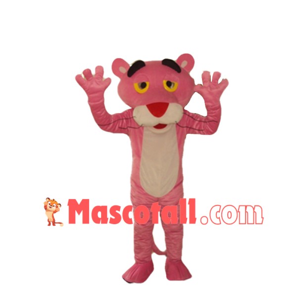 Cartoon Pink Panther Mascot Costume 